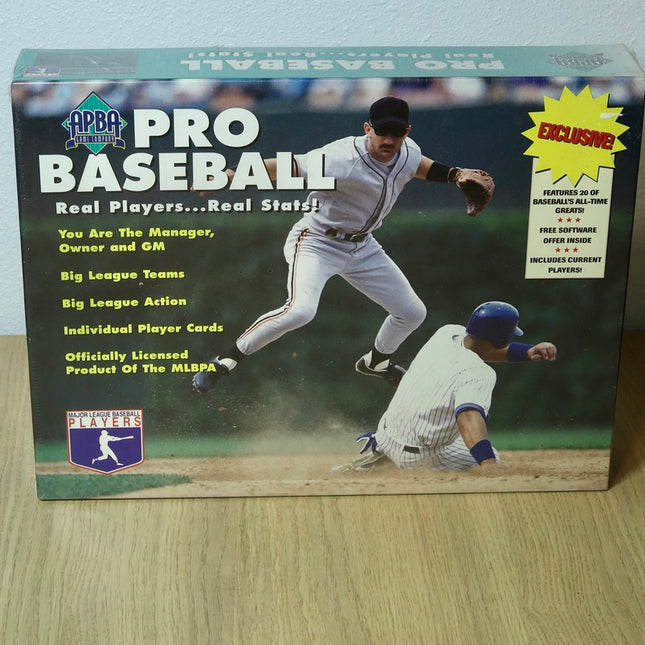 APBA Pro Baseball Board Game (1996) – Sealed – Classic MLBPA Edition