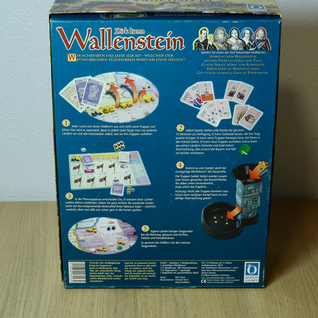Wallenstein Board Game (2002) – Queen Games – Complete & Unplayed
