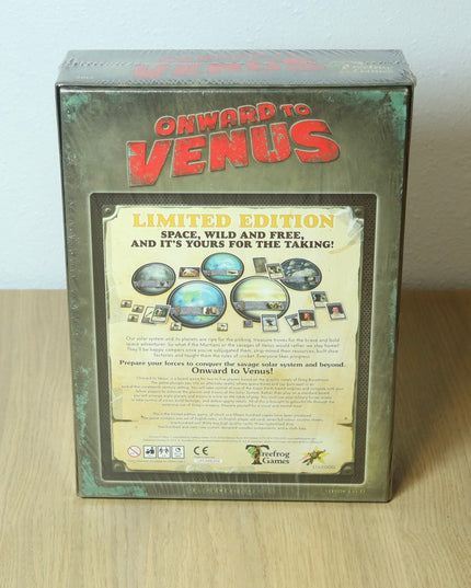 Onward to Venus Limited Edition Board Game 2014 – Treefrog Games – New/Sealed