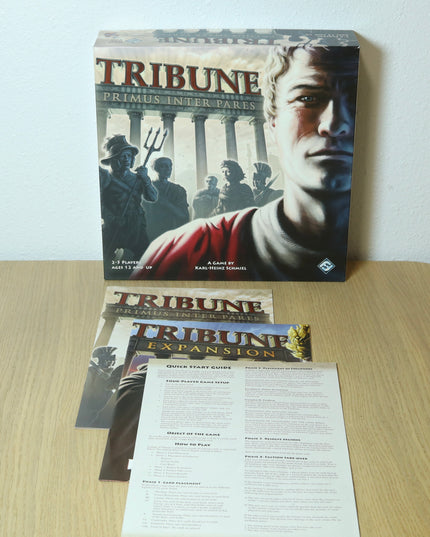 Tribune Board Game 2007 + Tribune Expansion – Fantasy Flight – Complete
