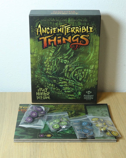 Ancient Terrible Things + Reawakened & Lost Charter Expansions – VG Condition
