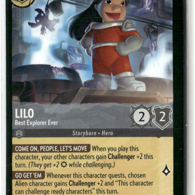 Lilo - Best Explorer Ever #174/204 Fabled Super Rare | Disney Lorcana
