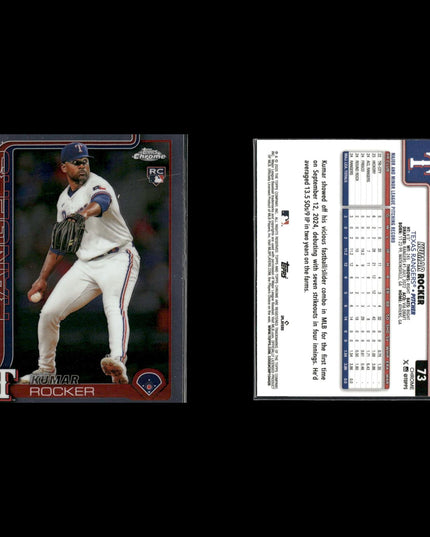 2025 Topps Chrome Rookies Baseball 6-Card Lot Rhett Lowder NM+