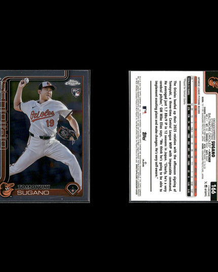 2025 Topps Chrome Rookies Baseball 6-Card Lot Rhett Lowder NM+