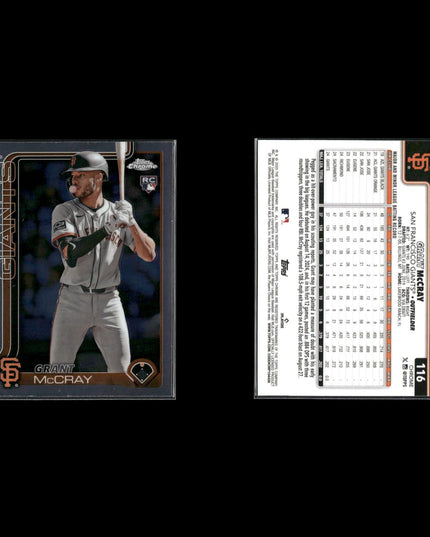 2025 Topps Chrome Rookies Baseball 6-Card Lot Rhett Lowder NM+
