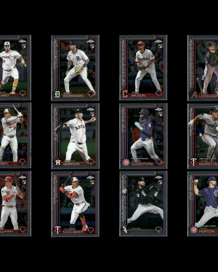 2025 Topps Chrome Update Rookies Baseball 12-Card Lot Kevin Alcantara NM+