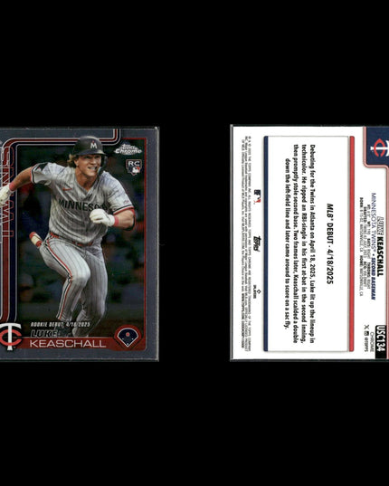 2025 Topps Chrome Update Rookies Baseball 12-Card Lot Kevin Alcantara NM+