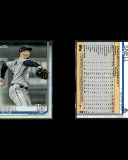 Blake Snell Tampa Bay Rays Baseball 7-Card Lot Topps EX