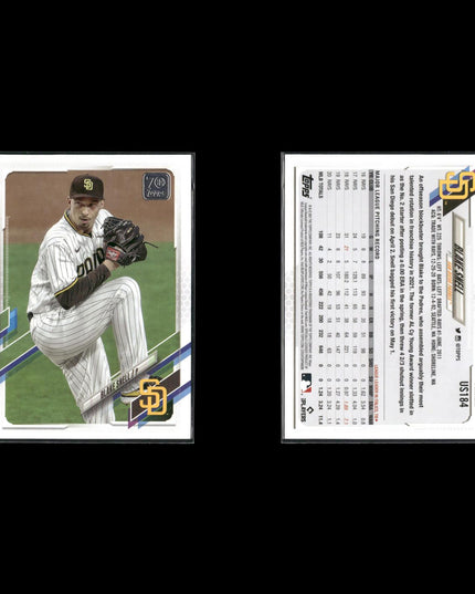 Blake Snell Tampa Bay Rays Baseball 7-Card Lot Topps EX