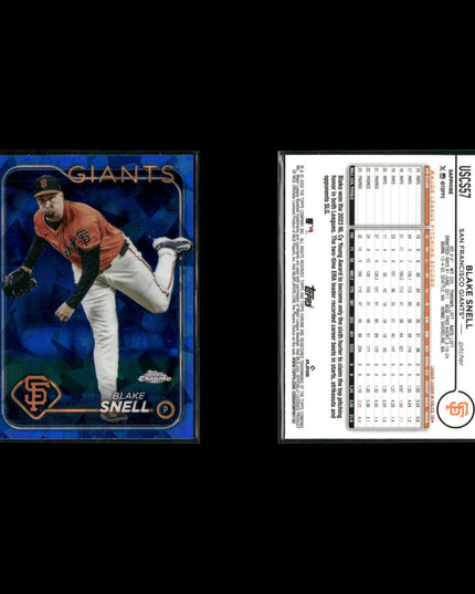 Blake Snell Tampa Bay Rays Baseball 7-Card Lot Topps EX