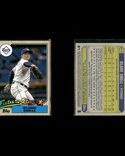 Blake Snell Tampa Bay Rays Baseball 7-Card Lot Topps EX
