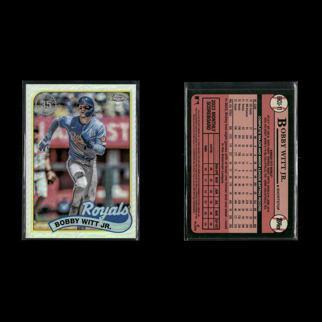 Bobby Witt Jr. Kansas City Royals Baseball 8-Card Lot Topps EX