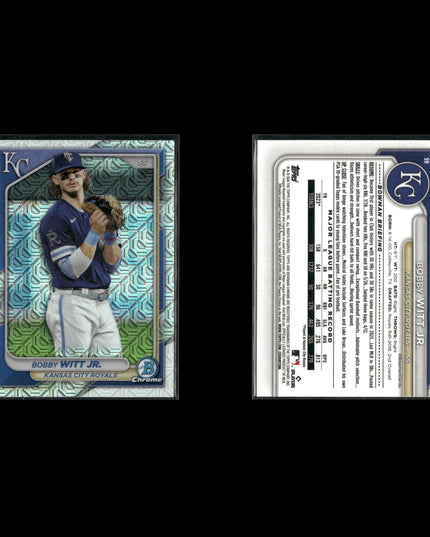Bobby Witt Jr. Kansas City Royals Baseball 8-Card Lot Topps EX
