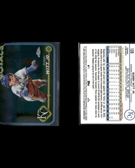 Bobby Witt Jr. Kansas City Royals Baseball 8-Card Lot Topps EX