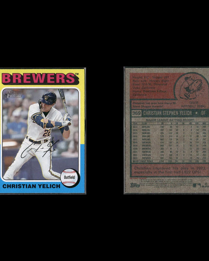 Christian Yelich Milwaukee Brewers Baseball 6-Card Lot Topps EX