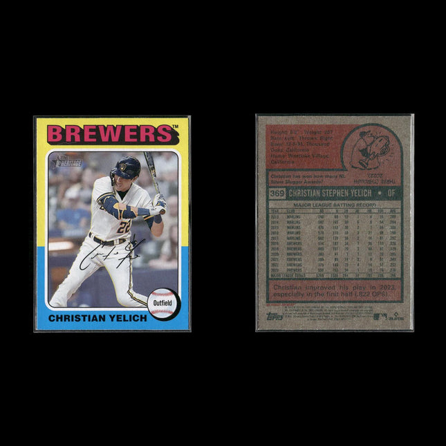 Christian Yelich Milwaukee Brewers Baseball 6-Card Lot Topps EX