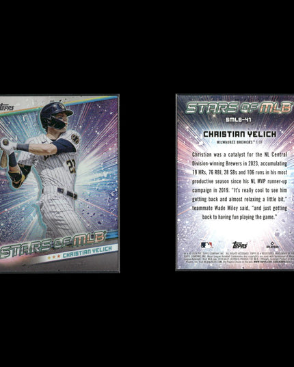Christian Yelich Milwaukee Brewers Baseball 6-Card Lot Topps EX