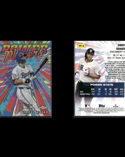 Corey Seager Los Angeles Dodgers Baseball 9-Card Lot Topps EX