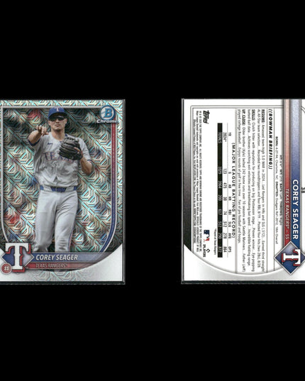 Corey Seager Los Angeles Dodgers Baseball 9-Card Lot Topps EX