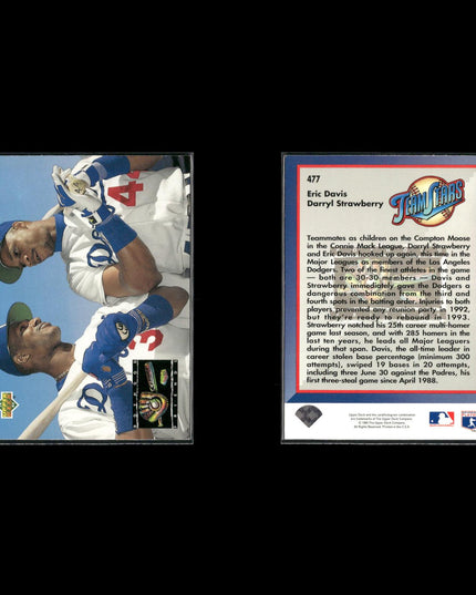 Darryl Strawberry New York Mets Baseball 11-Card Lot Topps EX