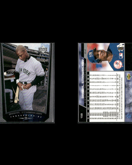 Darryl Strawberry New York Mets Baseball 11-Card Lot Topps EX