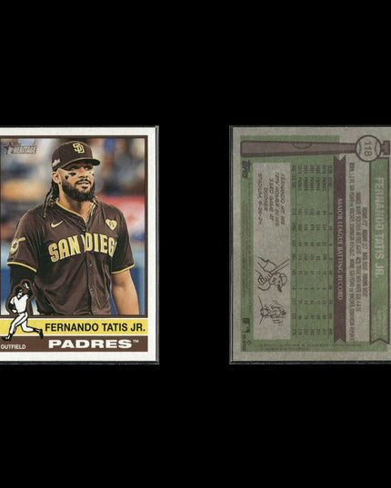 Fernando Tatis San Diego Padres Baseball 8-Card Lot Topps EX