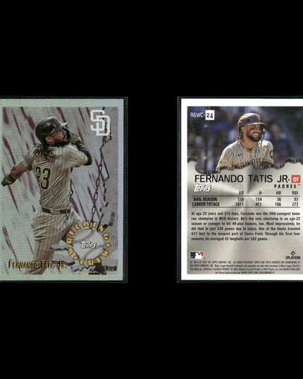 Fernando Tatis San Diego Padres Baseball 8-Card Lot Topps EX