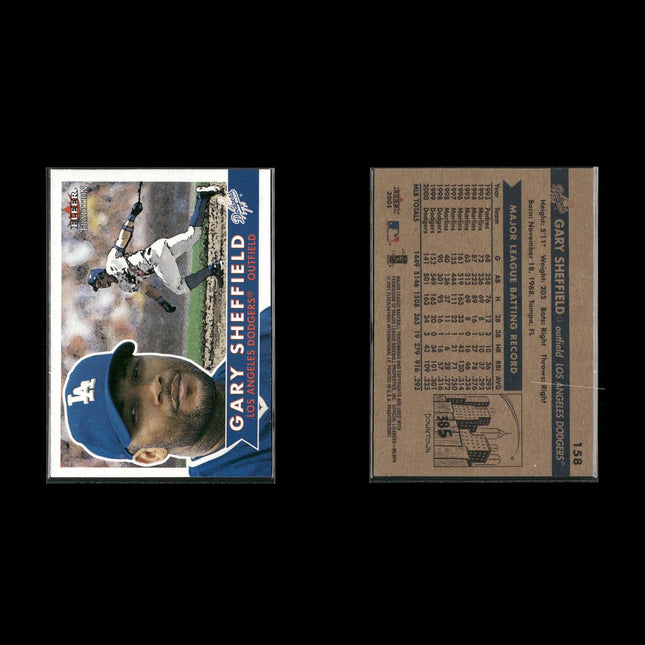 Gary Sheffield New York Yankees Baseball 12-Card Lot Topps EX