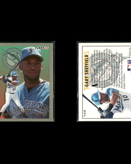 Gary Sheffield New York Yankees Baseball 12-Card Lot Topps EX
