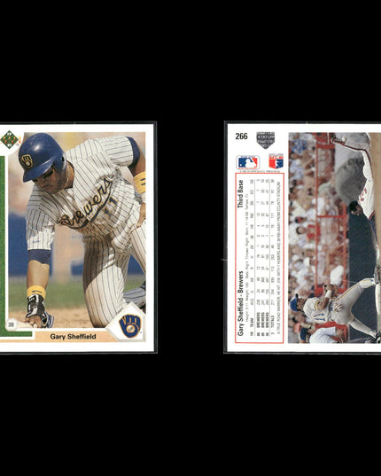 Gary Sheffield New York Yankees Baseball 12-Card Lot Topps EX