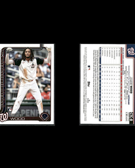 James Wood Washington Nationals Baseball 6-Card Lot Topps EX