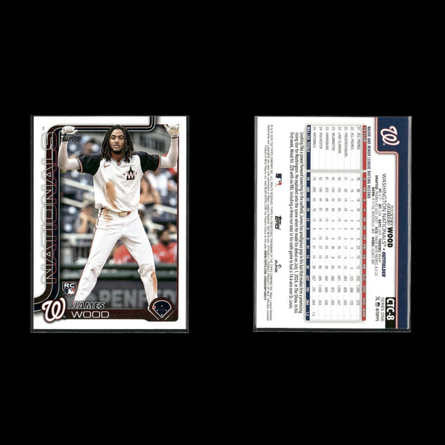 James Wood Washington Nationals Baseball 6-Card Lot Topps EX