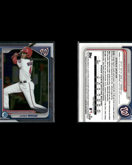 James Wood Washington Nationals Baseball 6-Card Lot Topps EX