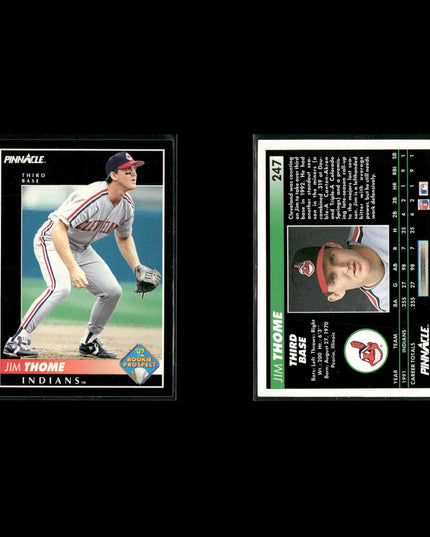 Jim Thome Cleveland Indians Baseball 12-Card Lot Topps EX