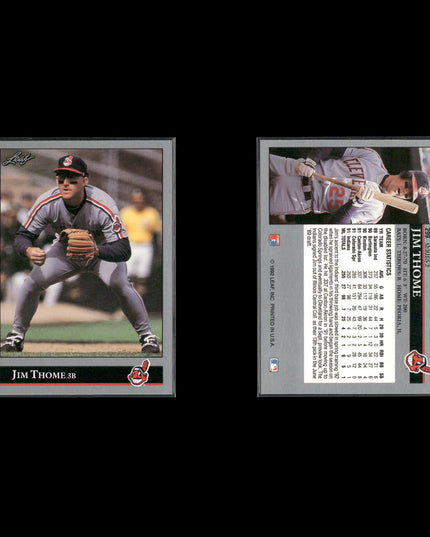 Jim Thome Cleveland Indians Baseball 12-Card Lot Topps EX
