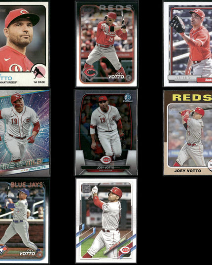 Joey Votto Cincinnati Reds Baseball 8-Card Lot Topps EX