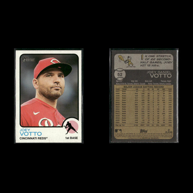 Joey Votto Cincinnati Reds Baseball 8-Card Lot Topps EX