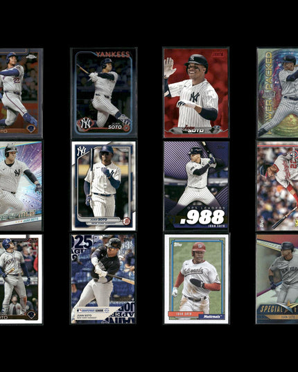 Juan Soto Washington Nationals Baseball 12-Card Lot Topps EX