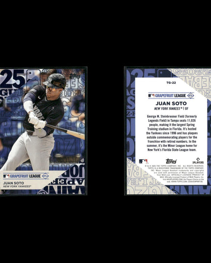 Juan Soto Washington Nationals Baseball 12-Card Lot Topps EX