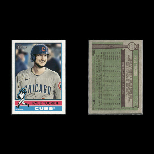 Kyle Tucker Houston Astros Baseball 9-Card Lot Topps EX