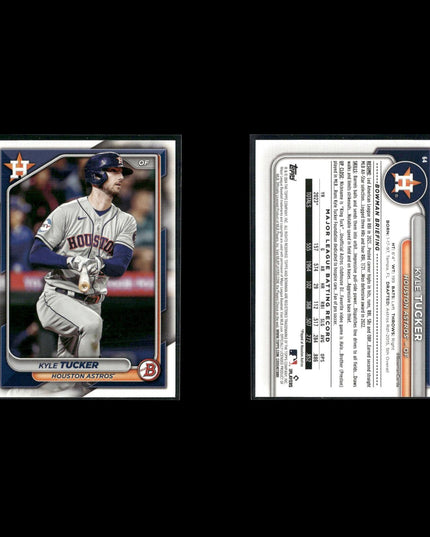 Kyle Tucker Houston Astros Baseball 9-Card Lot Topps EX