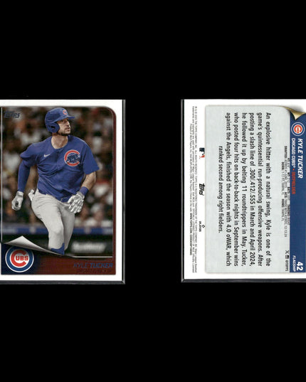 Kyle Tucker Houston Astros Baseball 9-Card Lot Topps EX