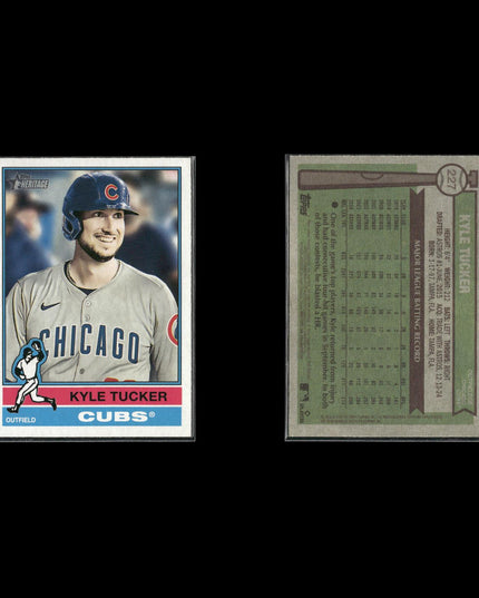 Kyle Tucker Houston Astros Baseball 9-Card Lot Topps EX