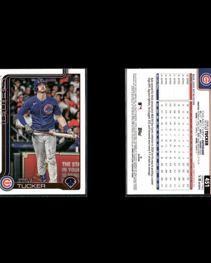 Kyle Tucker Houston Astros Baseball 9-Card Lot Topps EX