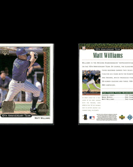 Matt Williams San Francisco Giants Baseball 7-Card Lot Topps EX