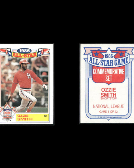 Ozzie Smith Cardinals Card Lot (12) HOF Assorted Topps Fleer Donruss