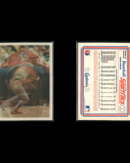 Ozzie Smith St. Louis Cardinals Baseball 13-Card Lot Topps EX