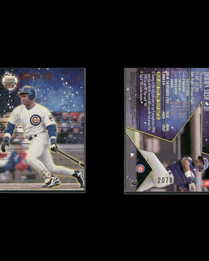 Sammy Sosa Chicago Cubs Baseball 9-Card Lot Topps EX