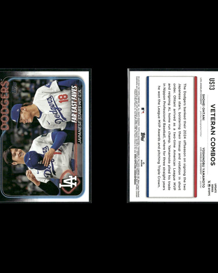 Yoshinobu Yamamoto Los Angeles Dodgers Baseball 7-Card Lot Topps EX