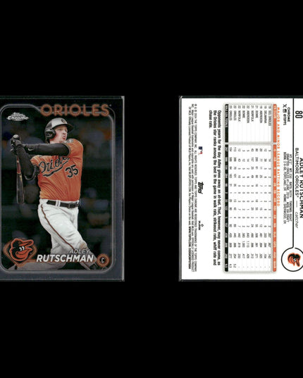 Adley Rutschman Baltimore Orioles Baseball 11-Card Lot Topps EX